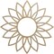 Ekena Millwork Daisy Wood Fretwork Pierced Ceiling Medallion, Hickory, 28"OD x 9 3/4"ID x 1/4"T CMWP28X28X0250DAHI - alternate 1